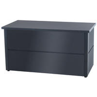 AUFLAGENBOX Adlan L - Schwarz, Kunststoff (165/85/69cm) - TPFGarden