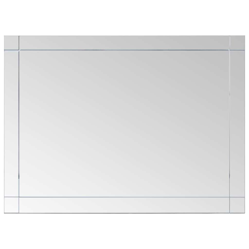 WANDSPIEGEL 60x40 cm Glas - Silberfarben, Glas (40/60/1cm) - furnicato