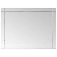 WANDSPIEGEL 60x40 cm Glas - Silberfarben, Glas (40/60/1cm) - furnicato