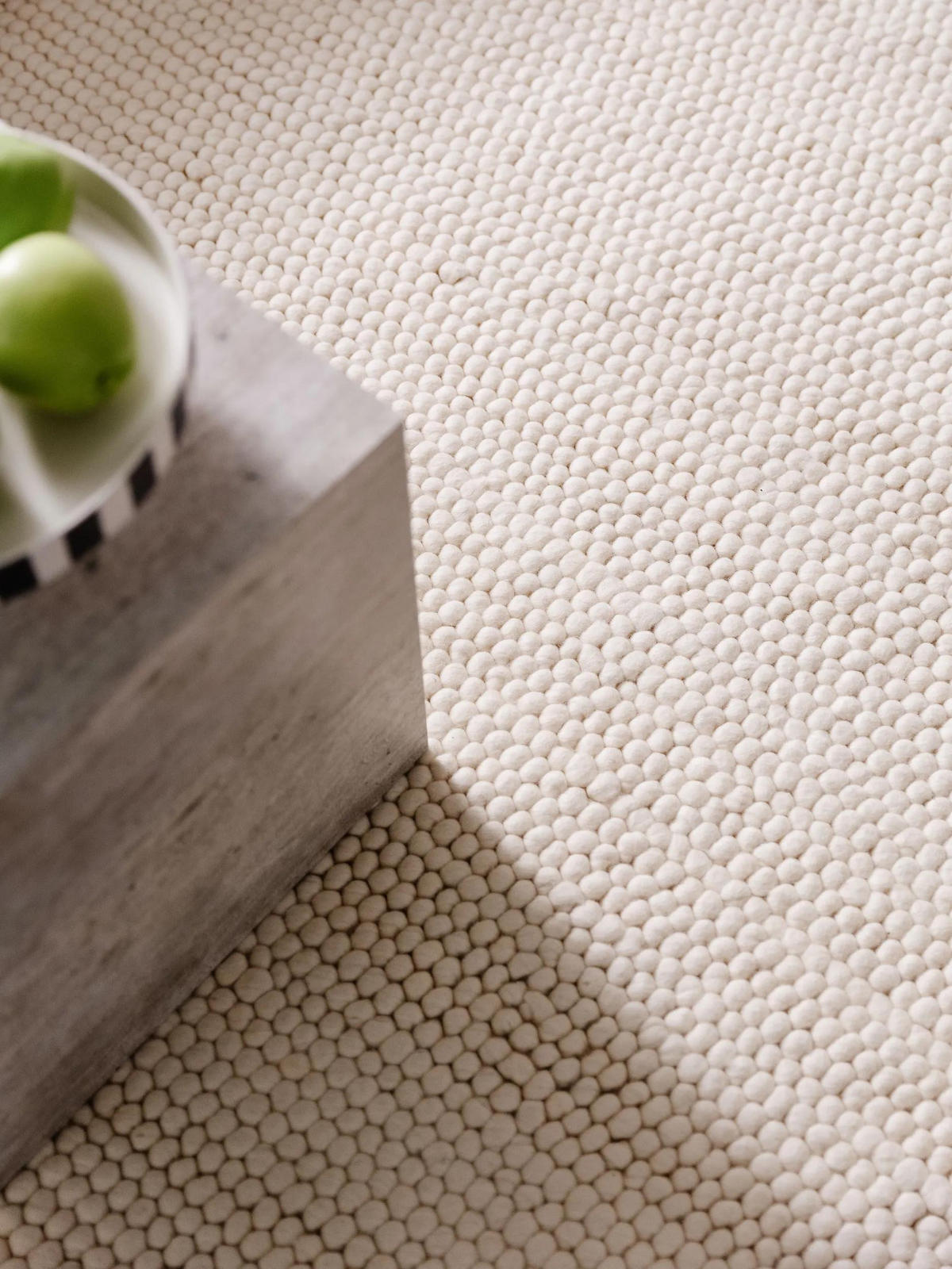 WOLLTEPPICH Beads Cream 160x230 cm - Creme, Textil (160/230cm) - benuta Pure