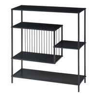 KONSOLENTISCH Beesel - Schwarz, Metall (20/60/65.5cm) - [en.casa]