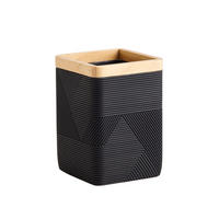 BECHER Ravenis Schwarz - Schwarz, Kunststoff (0.35L) - home&you