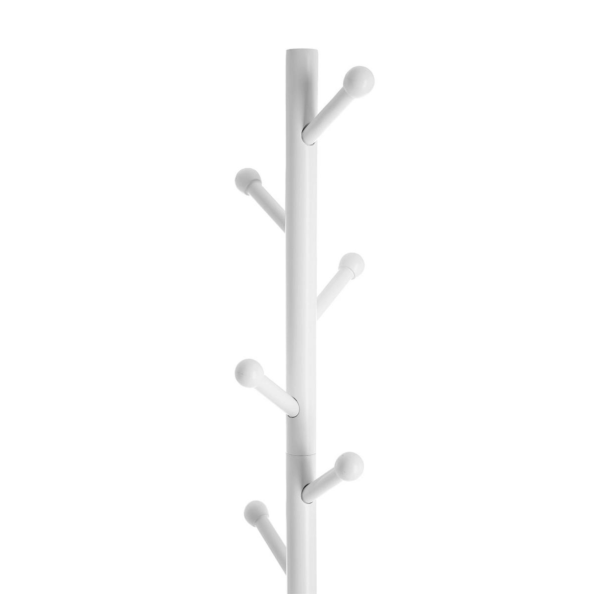 GARDEROBENSTÄNDER - Weiß, Holzwerkstoff (38/175/38cm) - Hansiro