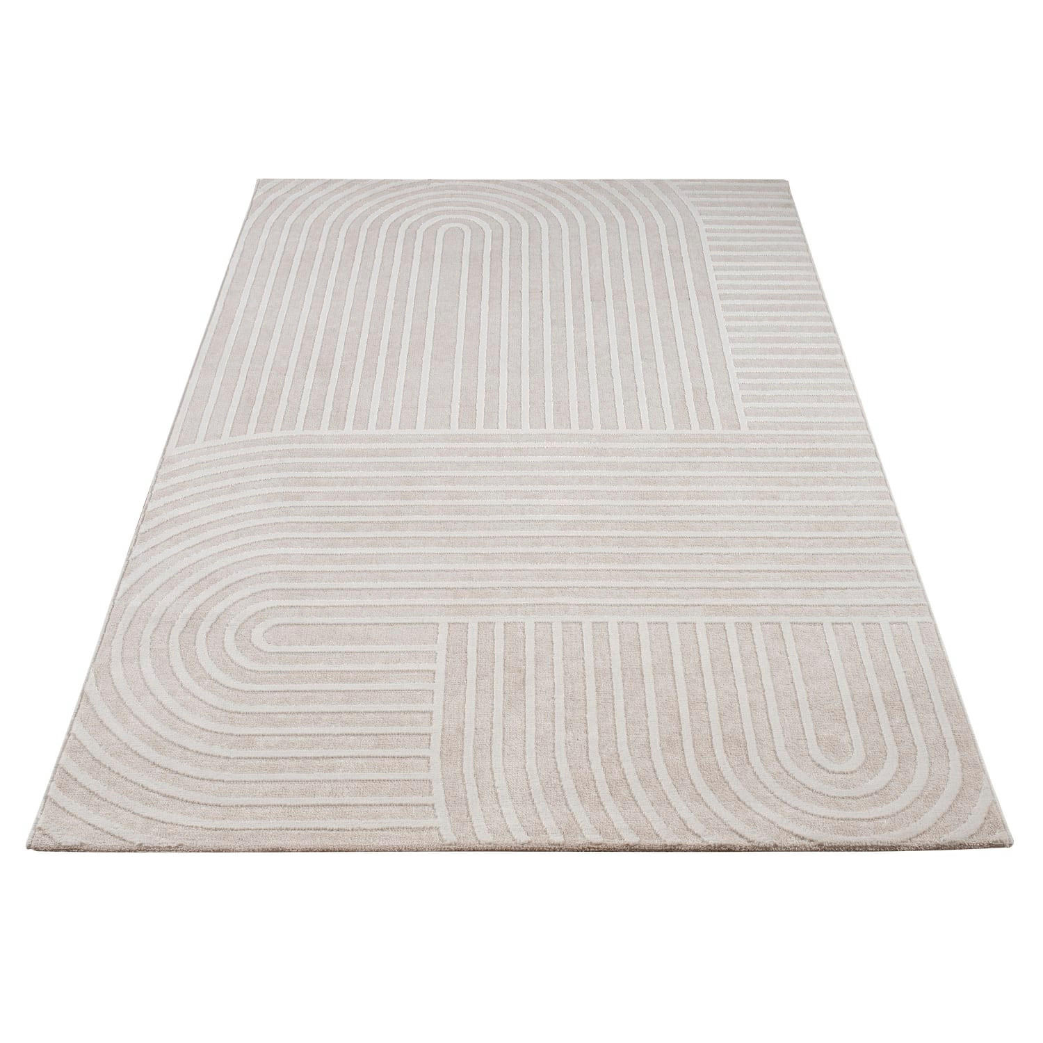 KURZFLORTEPPICH 80/150 cm Santorini 613 - Creme, Kunststoff (80/150cm) - Paco Home