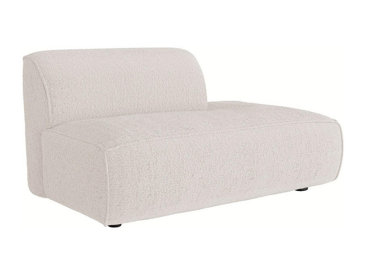 RECAMIERE ohne Schlaffunktion - 1 Person - stoff - beige Camilio - Beige, Textil (130/74/97cm) - Vente-Unique