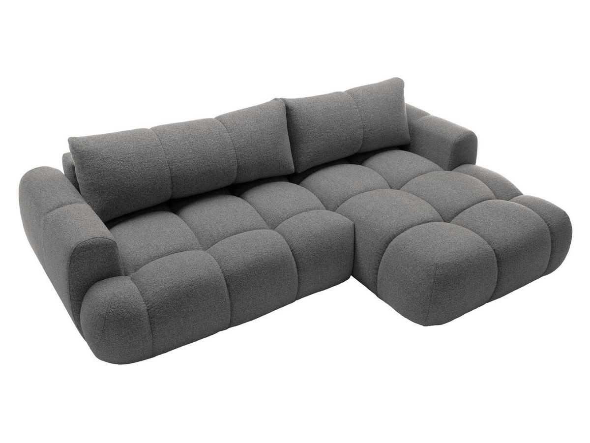 ECKSOFA Mitto, Seite: Rechts - Schwarz/Grau, Holz/Kunststoff (270/173cm) - MIRJAN24