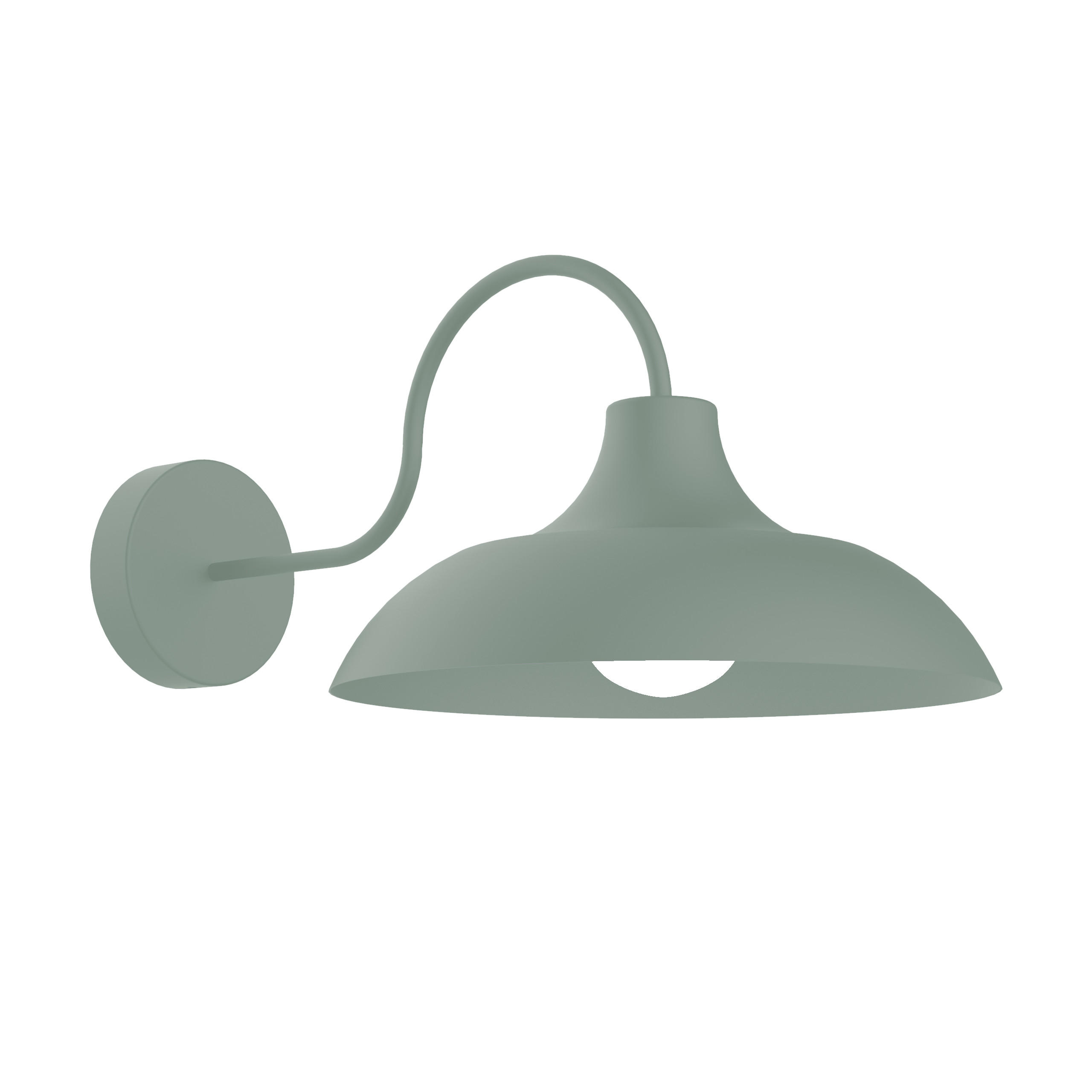 WANDLEUCHTE - Grün, Metall (30/21.5/47.5cm) - Lumicom