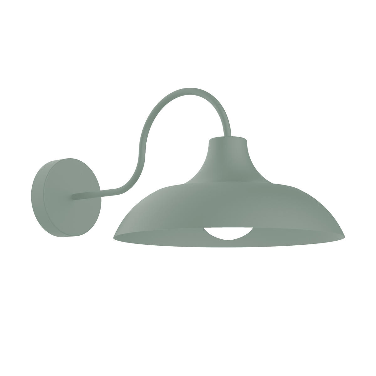 WANDLEUCHTE - Grün, Metall (30/21.5/47.5cm) - Lumicom