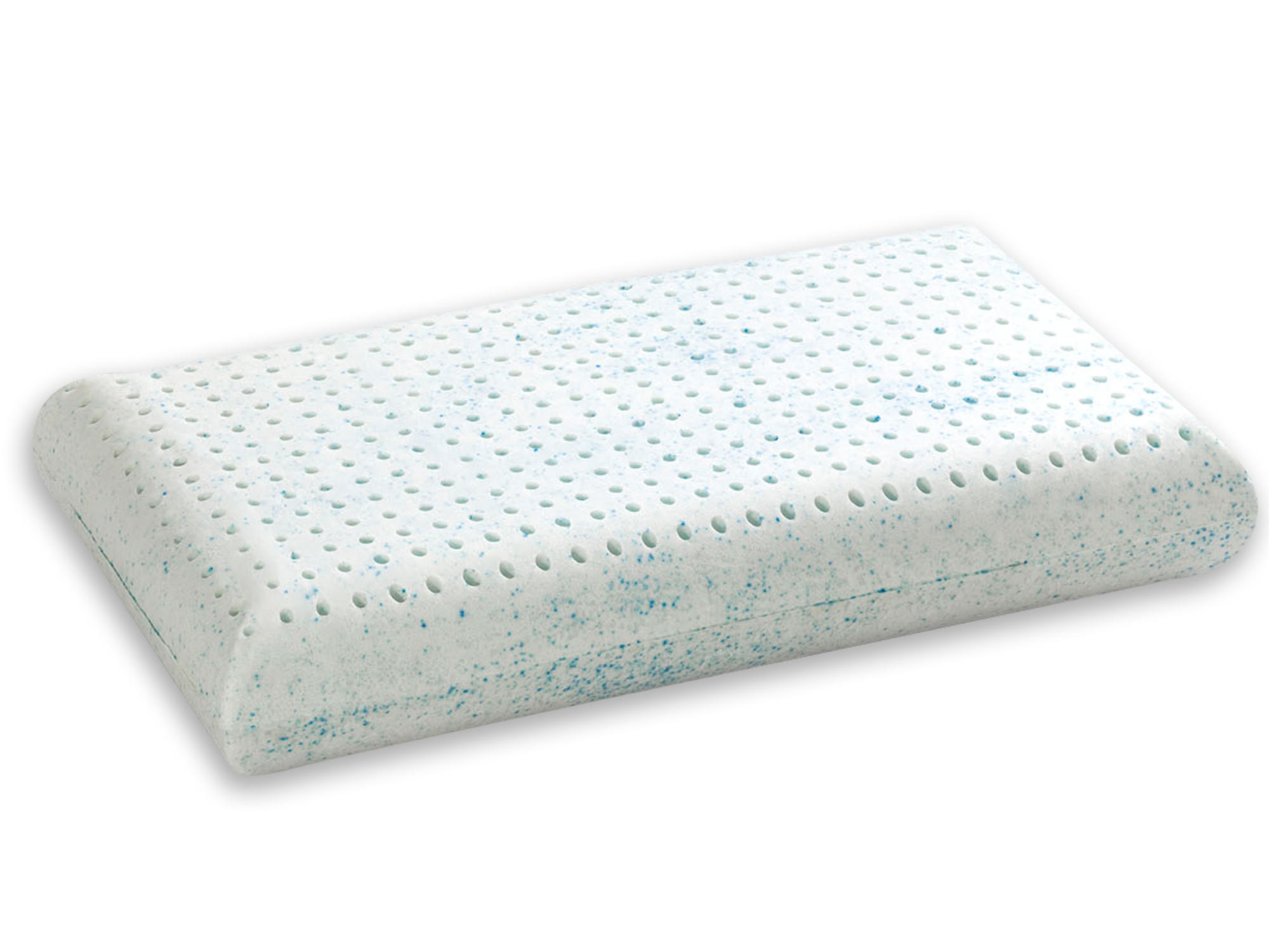 KOPFKISSEN Classic Gel Latex Weiß 40x60 cm - Weiß, Naturmaterialien/Textil (40/60cm) - Letti Moderni