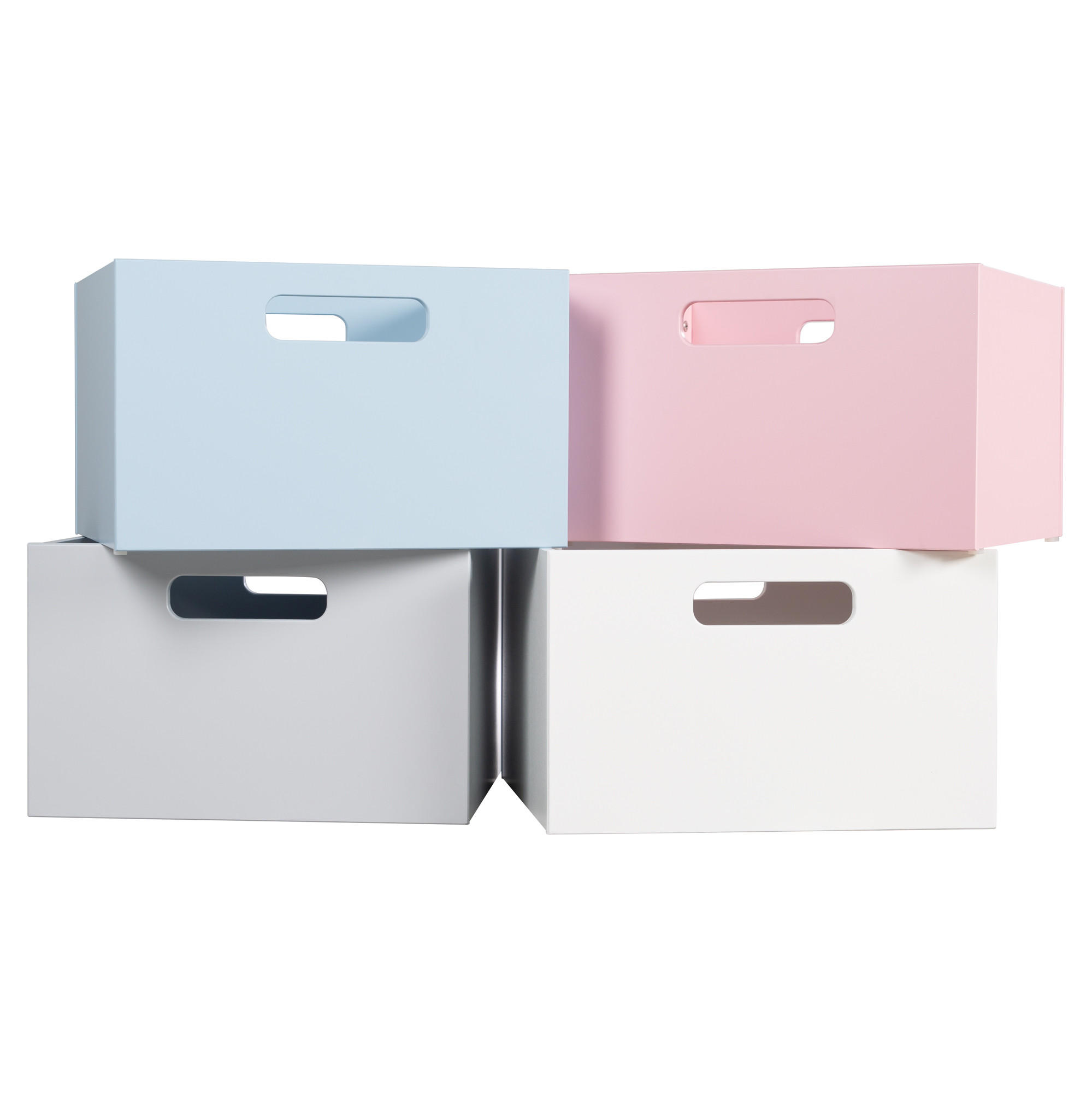 SPIEL-BOX Pink - Rosa, Holzwerkstoff (42/38cm) - Roba