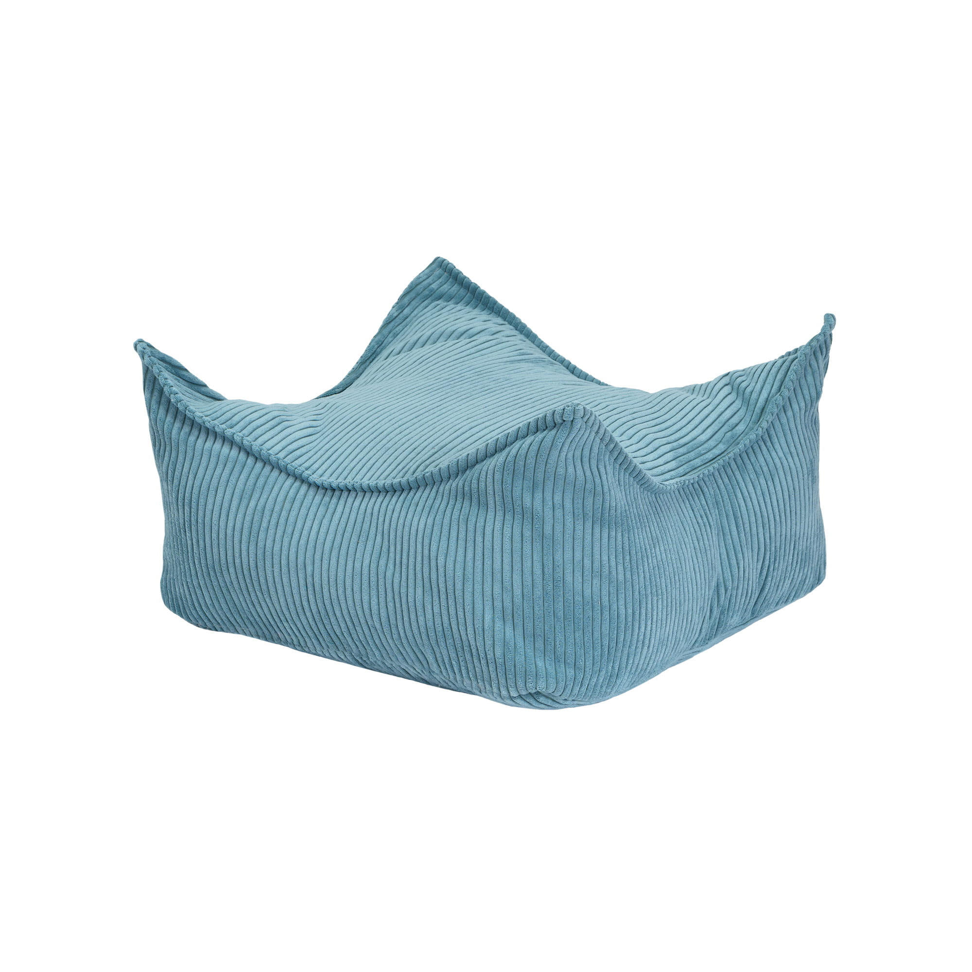 SITZPOUF für Kinder, Quadratisch, Aesthetic, Türkis - Türkis, Textil (60/35/60cm) - MeowBaby