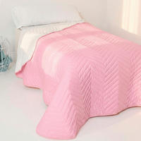 TAGESDECKE arista 180x260 cm (bett 80/90/105) rosa - Pink, Textil (180/260cm) - Happy Friday