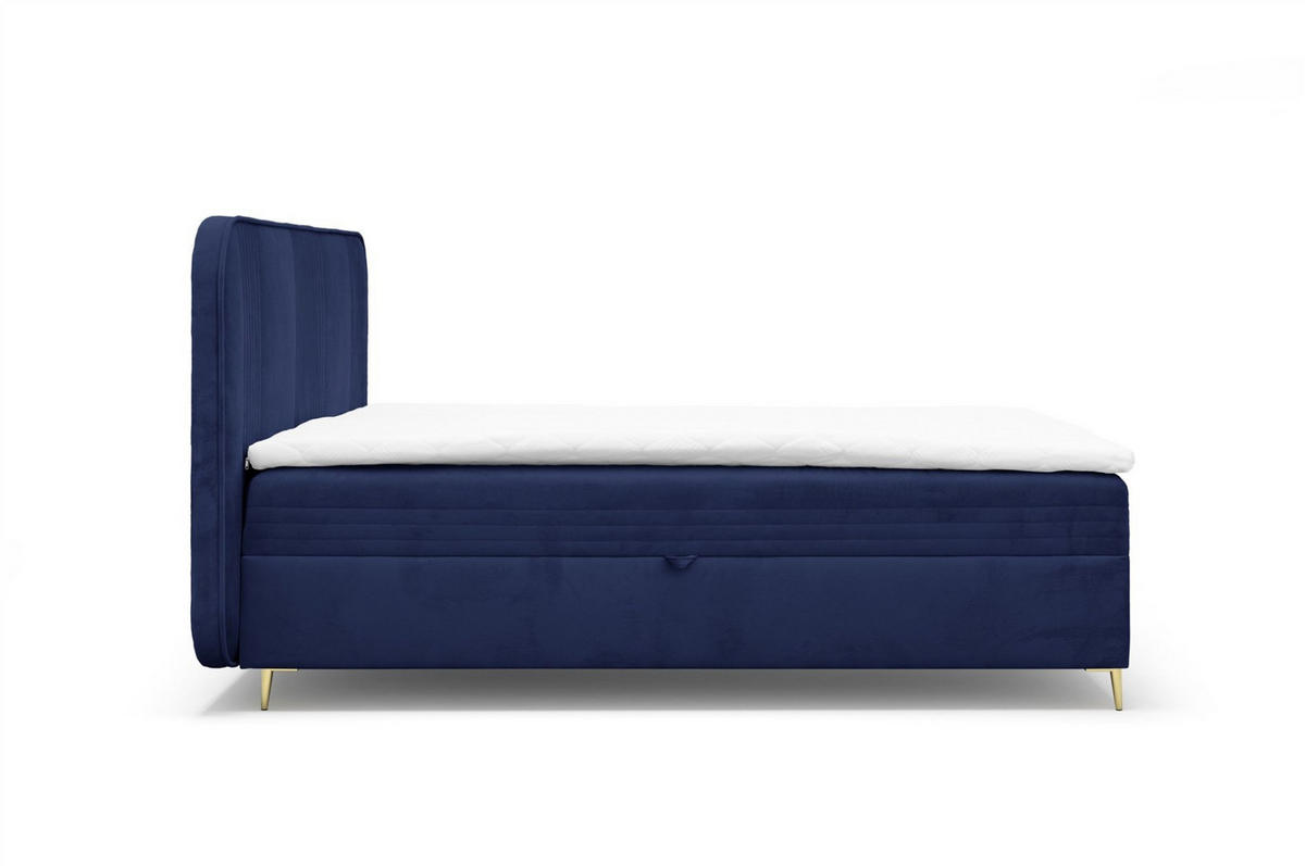 BOXBETT Alize - Blau, Holzwerkstoff/Textil (120/200cm) - Fun Möbel