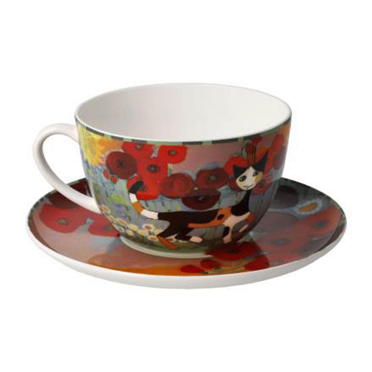KÜNSTLERTASSE Rosina Wachtmeister - Lestate in giardino, Fine Bone China - Multicolor, Keramik (0.35L) - Goebel