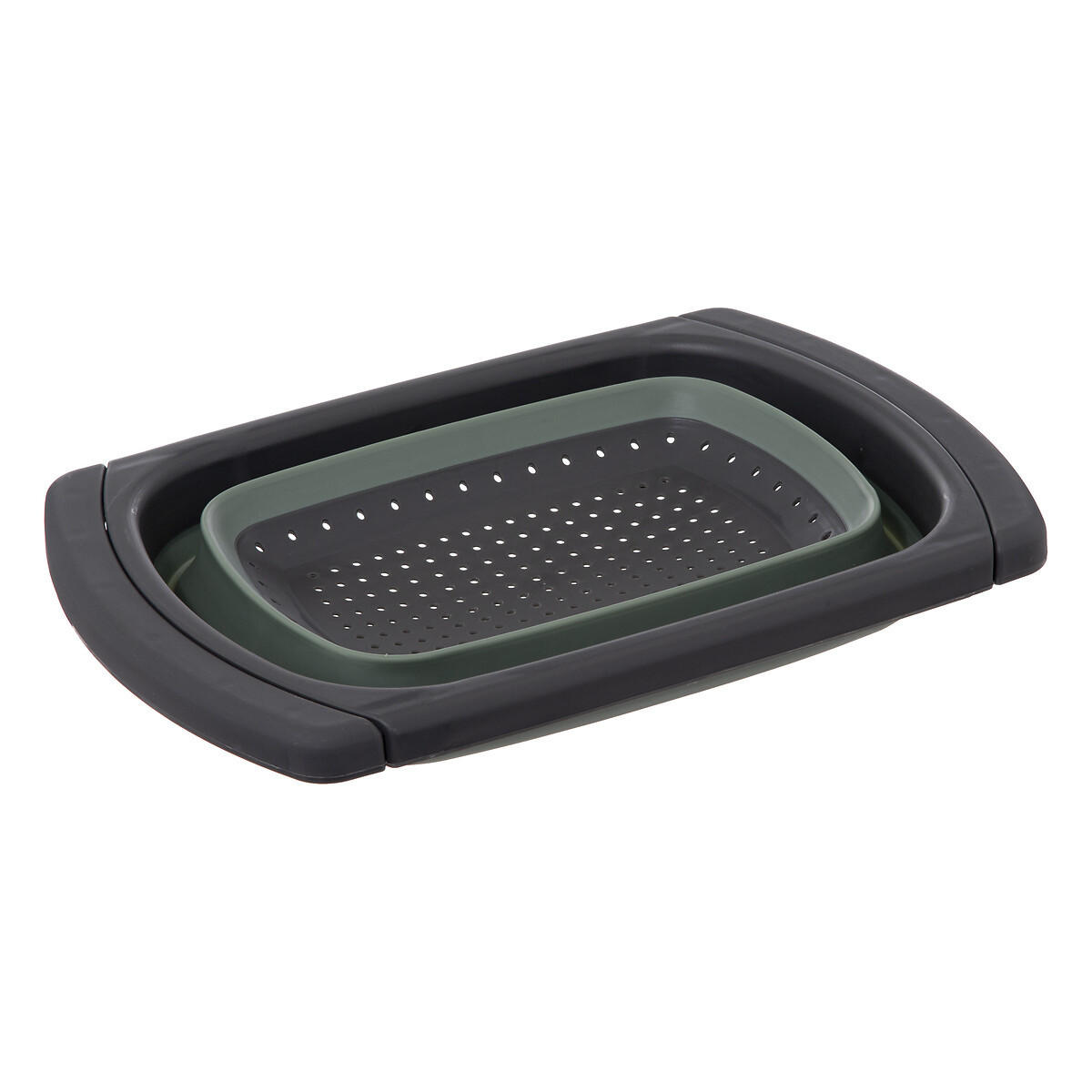 ABTROPFSIEB Faltbar 39/26,5/4,2 cm - Anthrazit, Kunststoff (39cm) - 5five Simply Smart