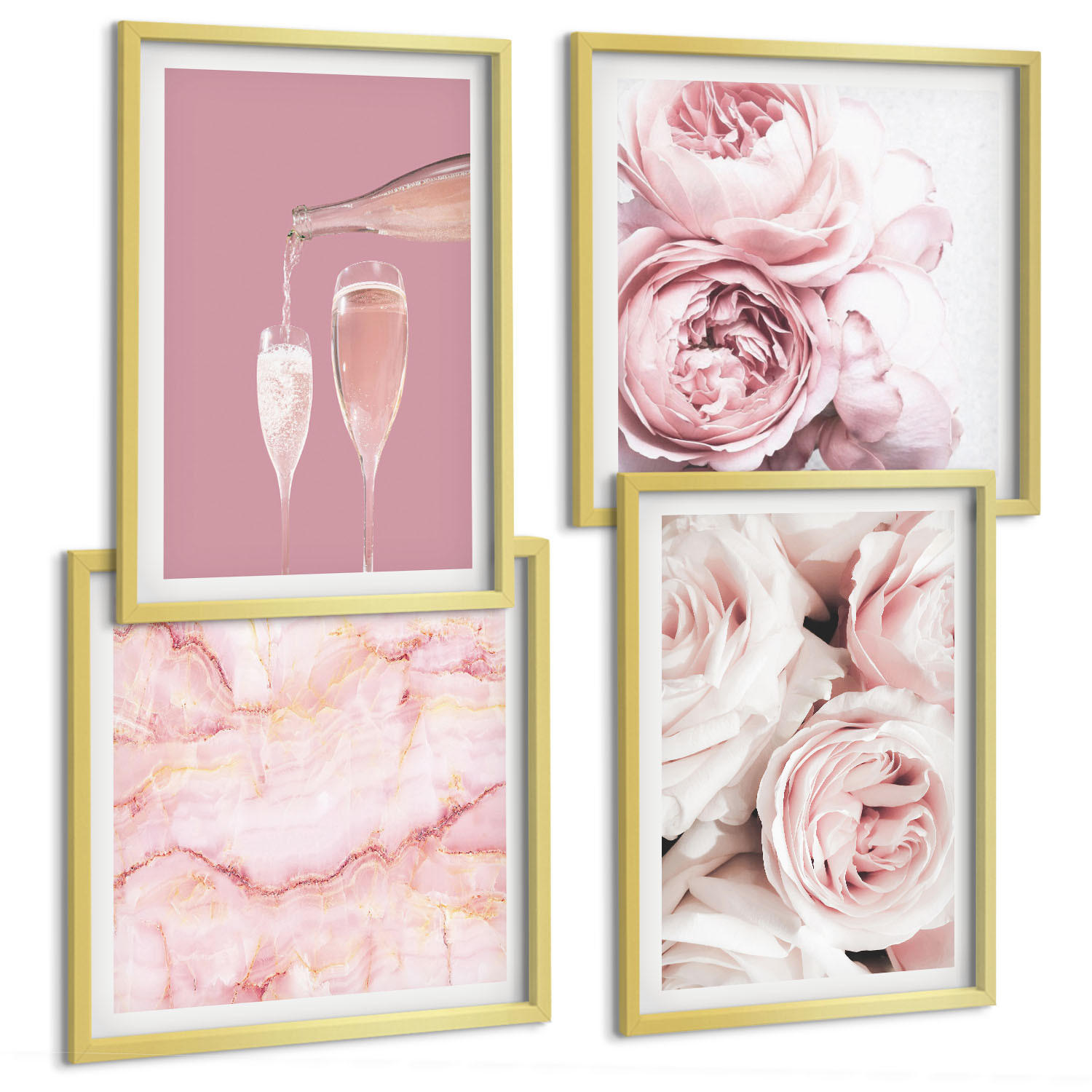 Tulup Bilder Gold 50x50 cm