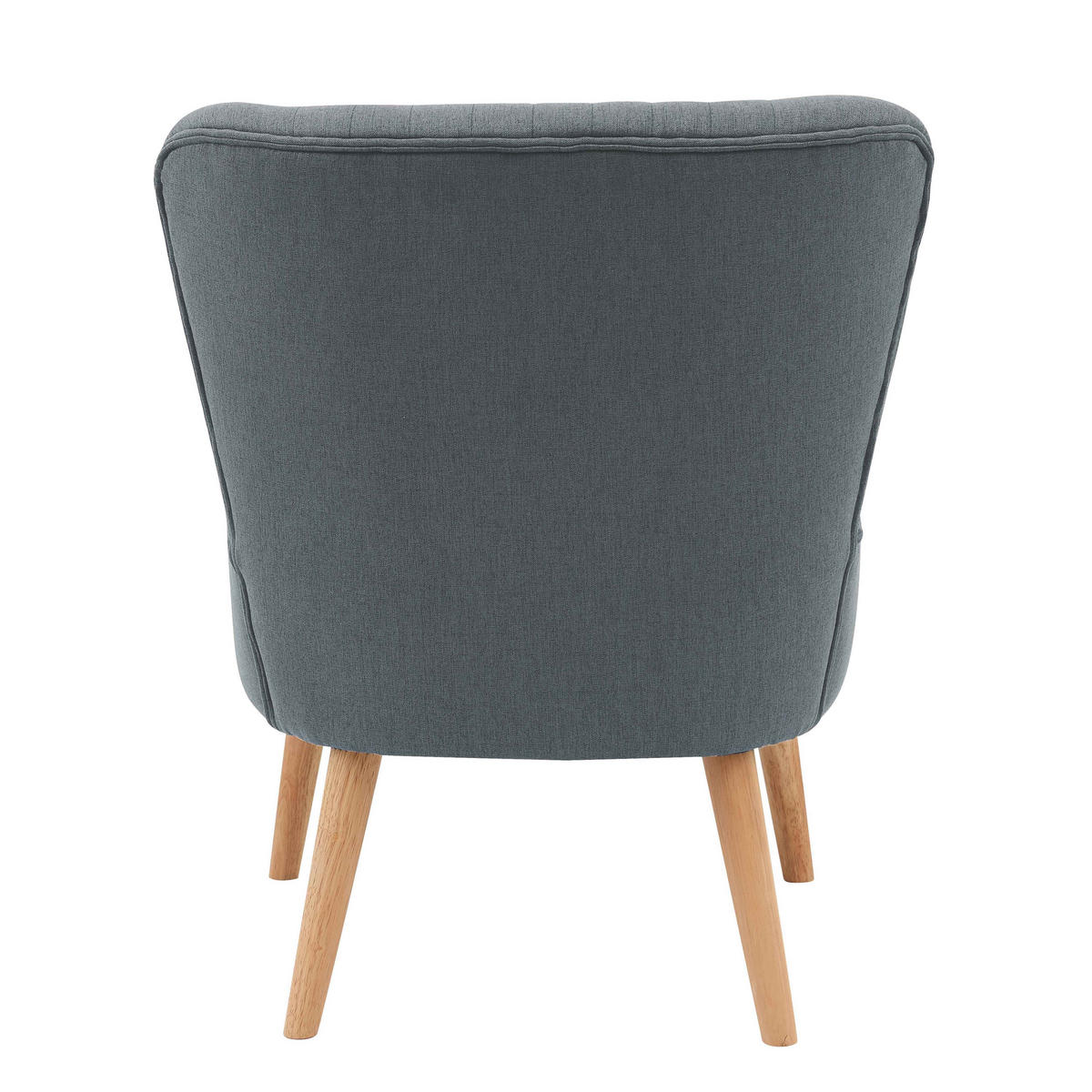 SESSEL 2-tlg., dunkles Blau - Blau, Textil (70/77/62cm) - Oviala