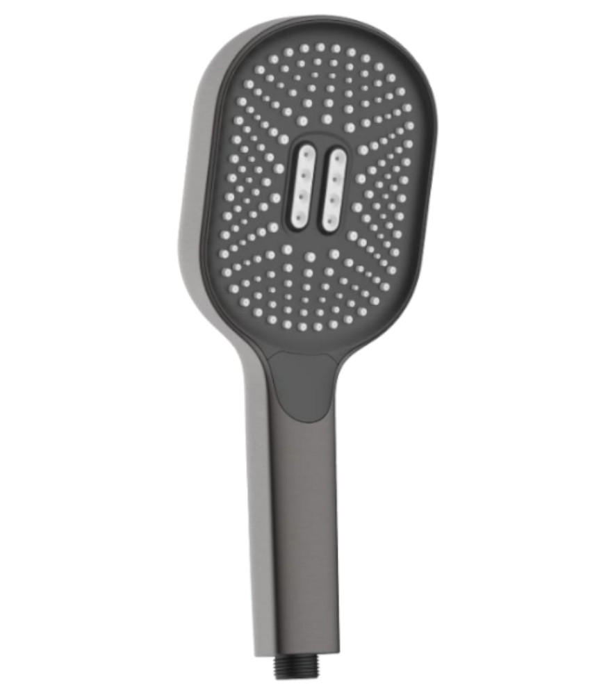 DUSCHKOPF Grau - Grau, Kunststoff (11.4cm) - Sanilo