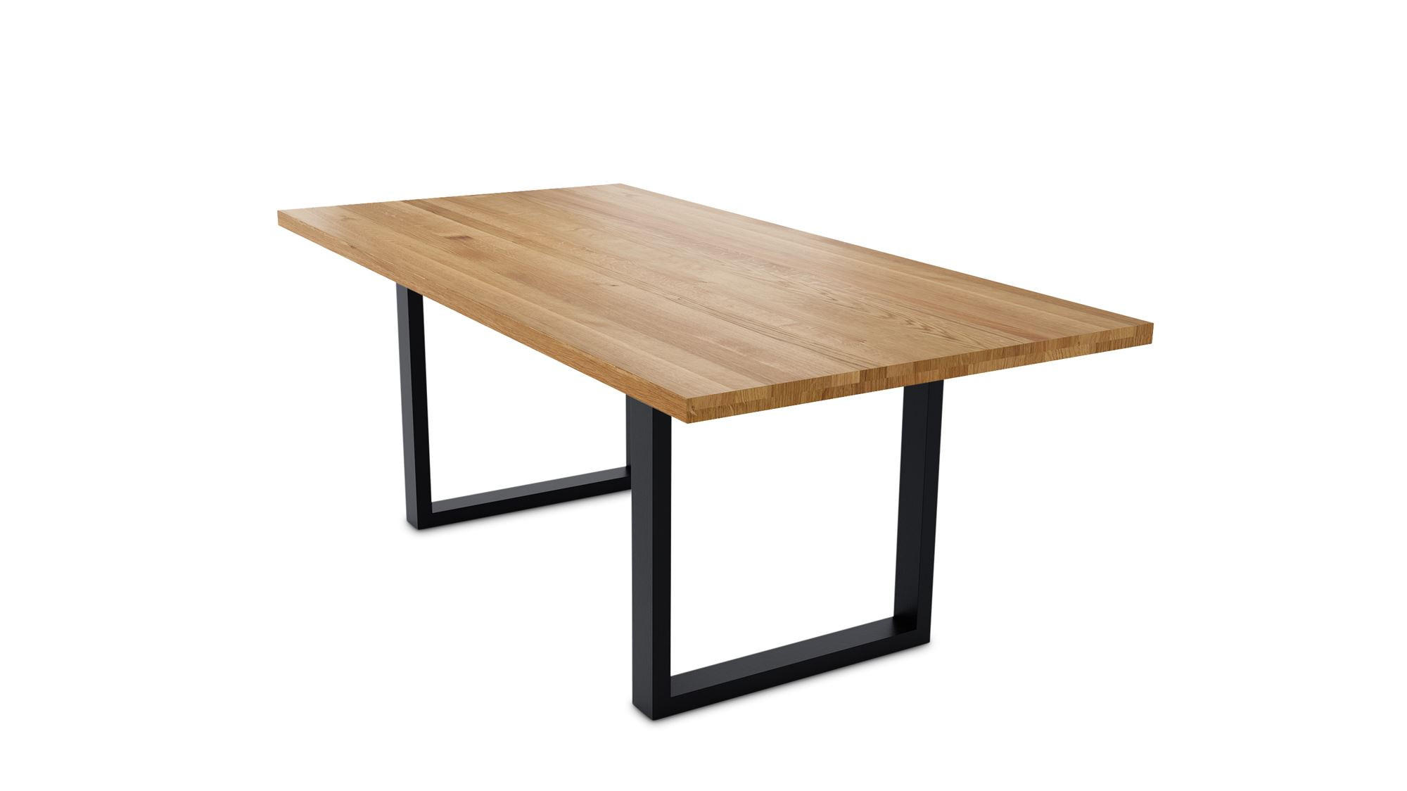 58aufmkessel Massivholztisch Wildeiche 78x100x200 cm