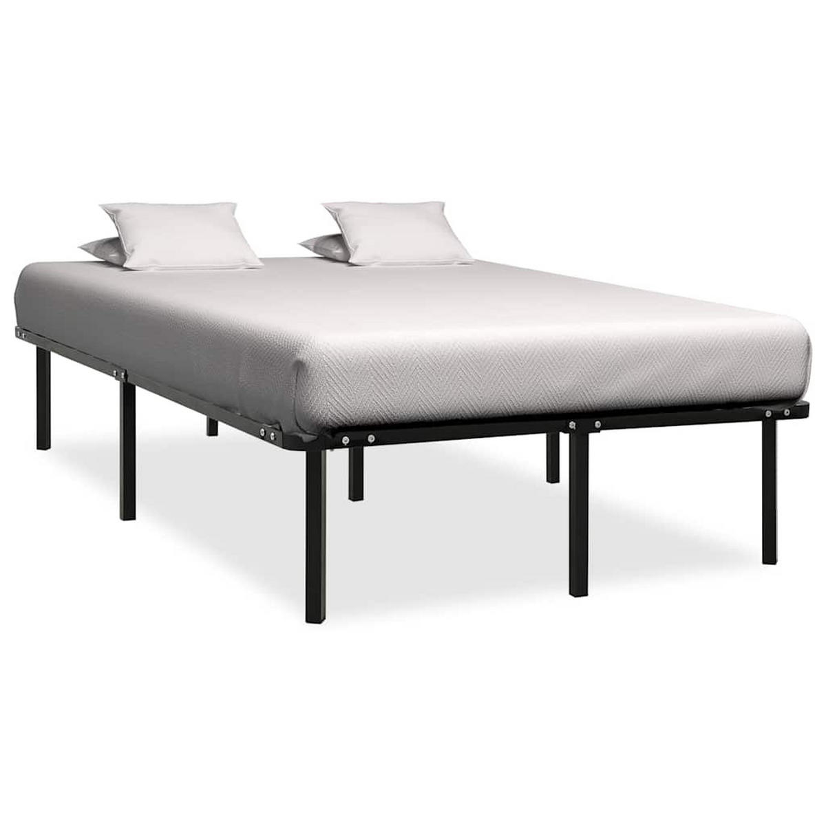 METALLBETT Herring 160/200 cm - Schwarz, Metall (160/200cm) - Nettlife