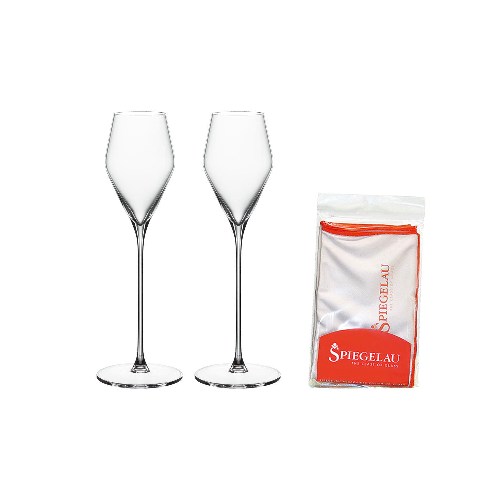 DIGESTIFGLÄSER + POLIERTUCH Definition transparent 130 ml 2er Set - Transparent, Glas (0.13L) - Spiegelau