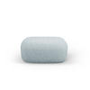 POUF Jenny aus Chenille-Stoff hellblau - Hellblau, Textil (88/40/90cm) - Micadoni