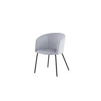 ESSZIMMERSTUHL BERIT Grau 55x55x78 cm - Grau, Textil (55/78/55cm) - FURNLUX