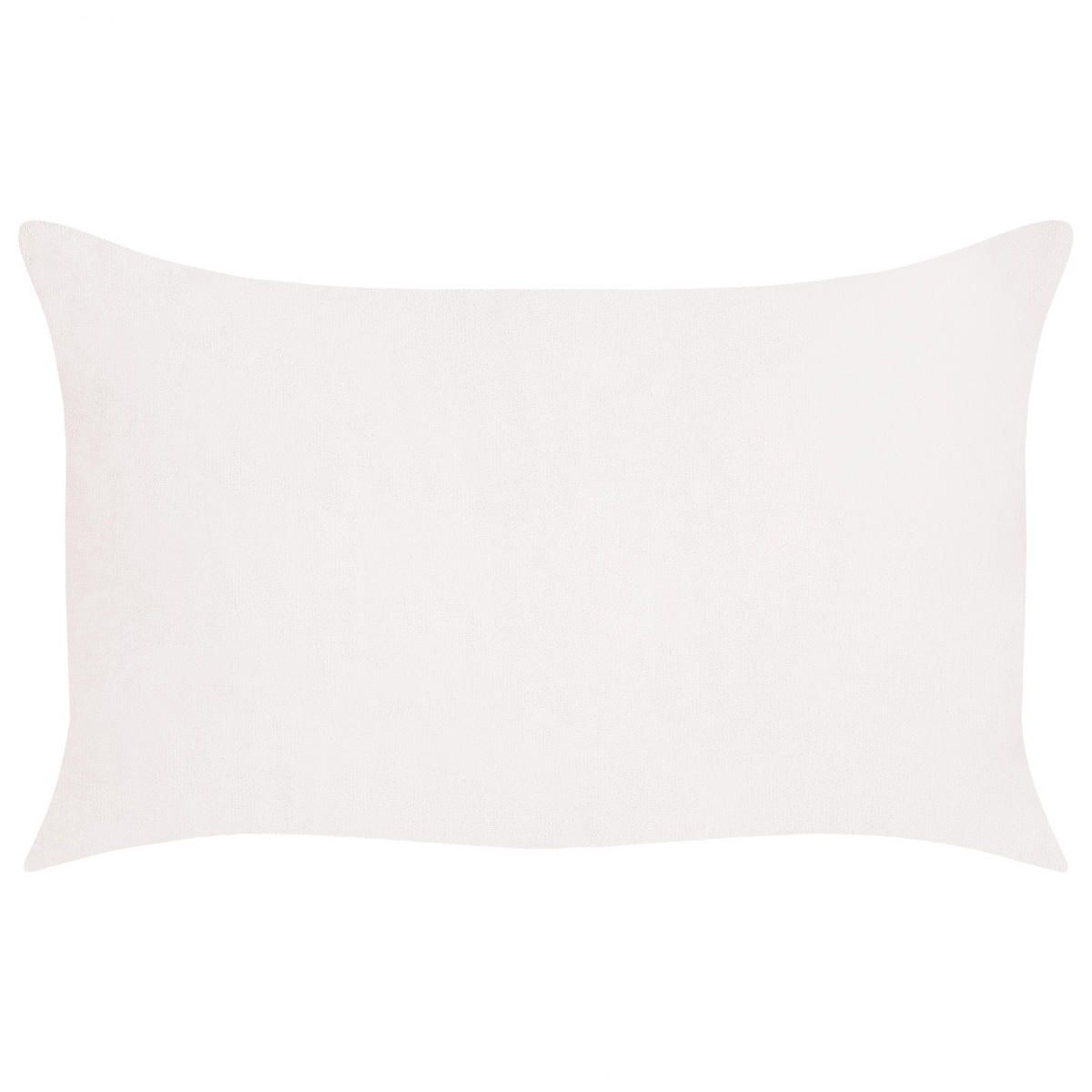 DEKOKISSEN CORD 2er-Set Cremeweiß 50/30 cm Millet - Ecru, Textil (50/30cm) - Beliani