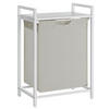WÄSCHEKORB 1 Schublade - L50 cm - Grau, Holzwerkstoff (33/76/50cm) - Calicosy