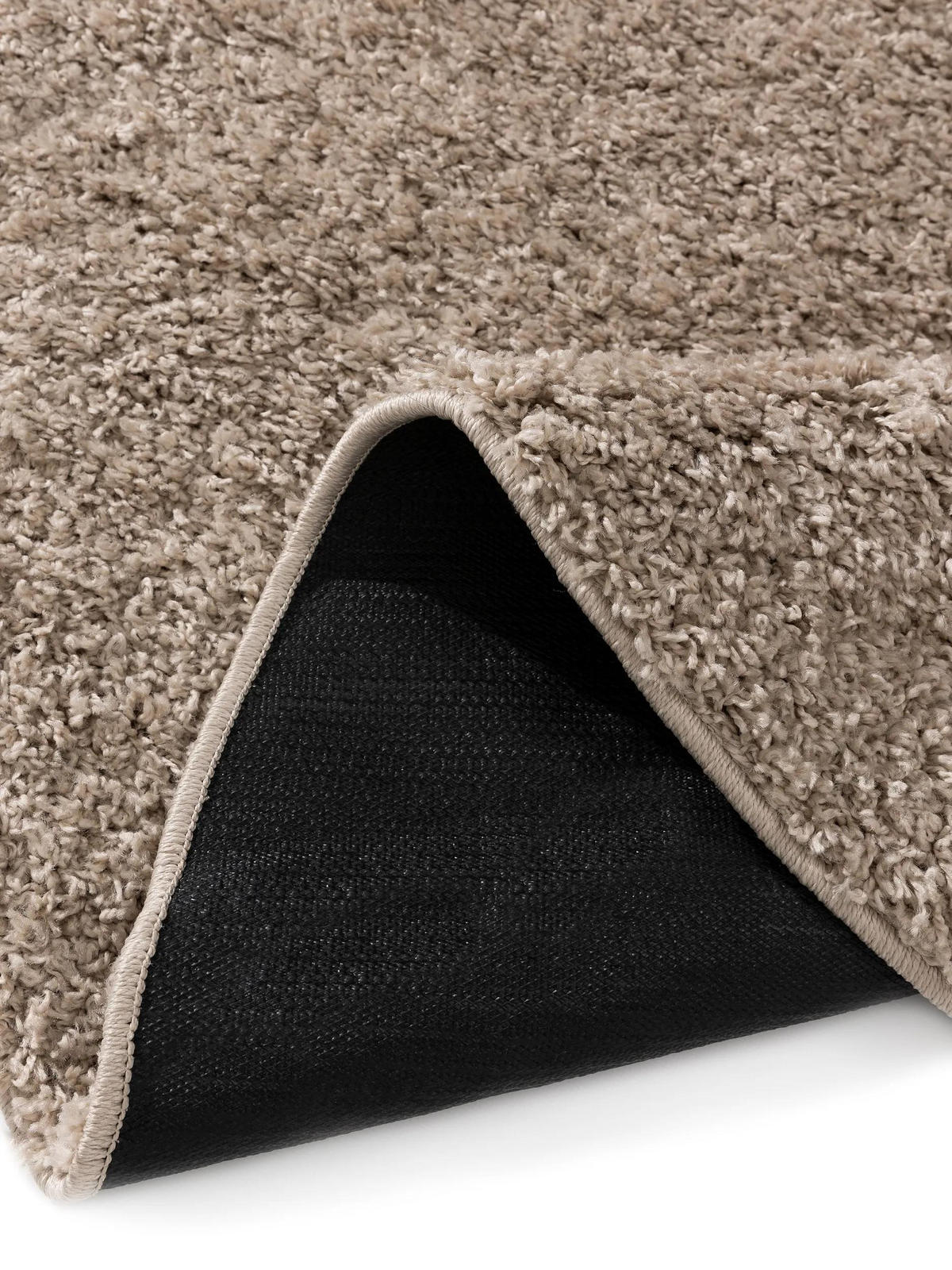 HOCHFLORTEPPICH Soho Beige ø 160 cm rund - Beige, Kunststoff (160/160cm) - benuta