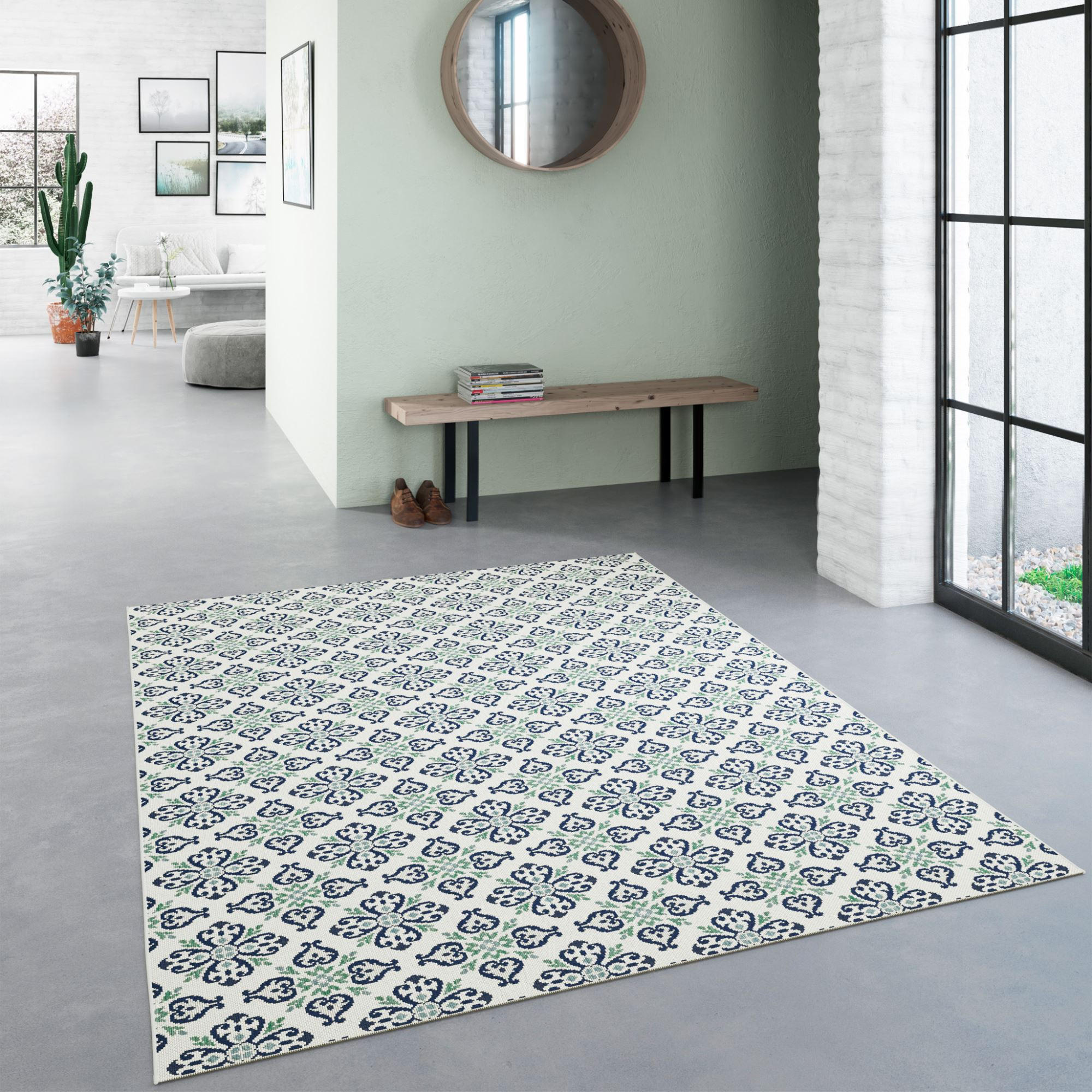 OUTDOORTEPPICH 200/290 cm Nohr - Blau, Textil (200/290cm) - Steffensmeier