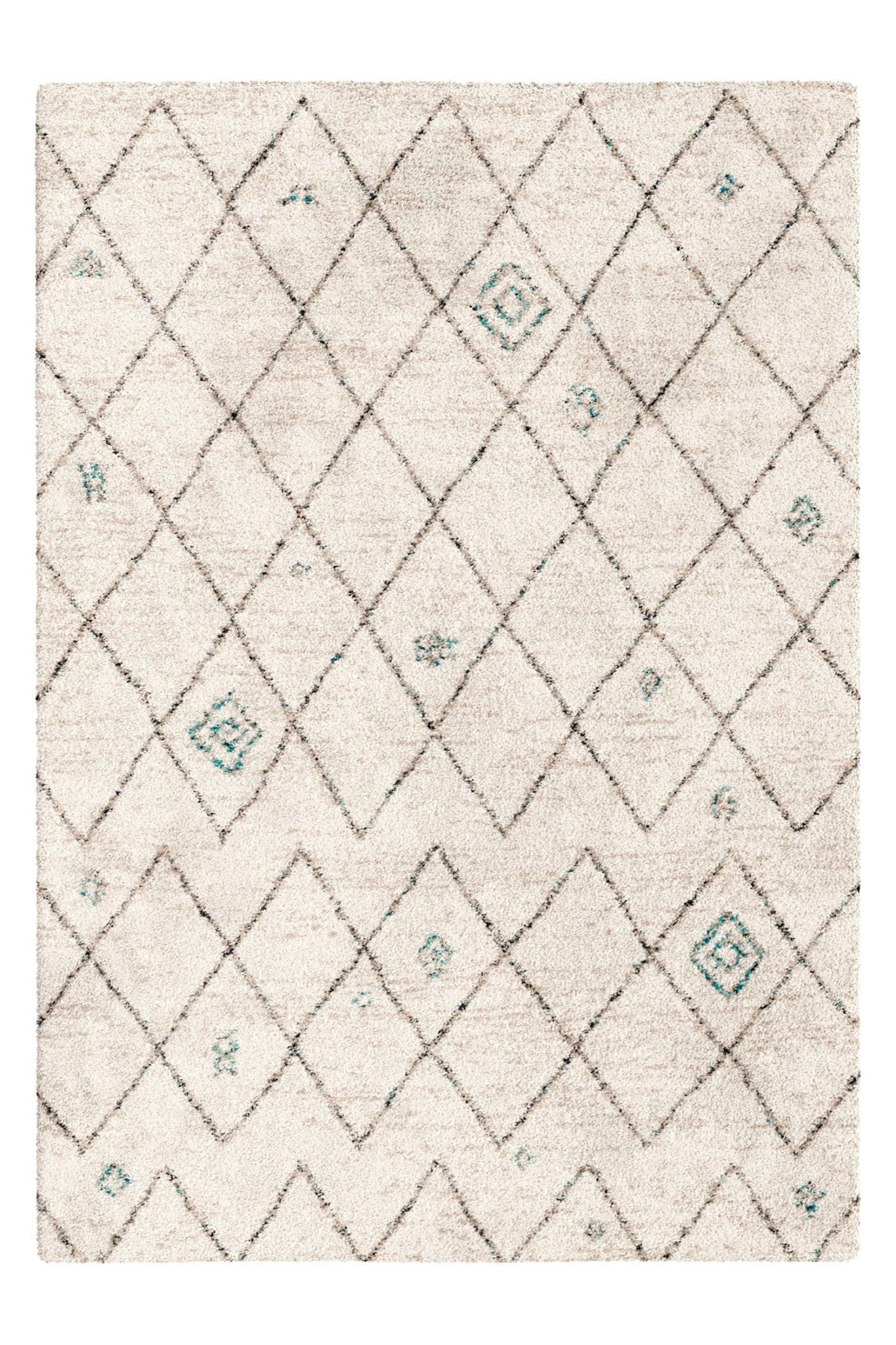TEPPICH Shaggy dick komfortabel beige - Beige, Textil (160/230cm) - AFK Living
