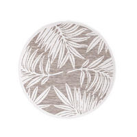 OUTDOOR-TEPPICH Sun 468 Beige 120 cm - Beige, Textil (120/120cm) - carpet city