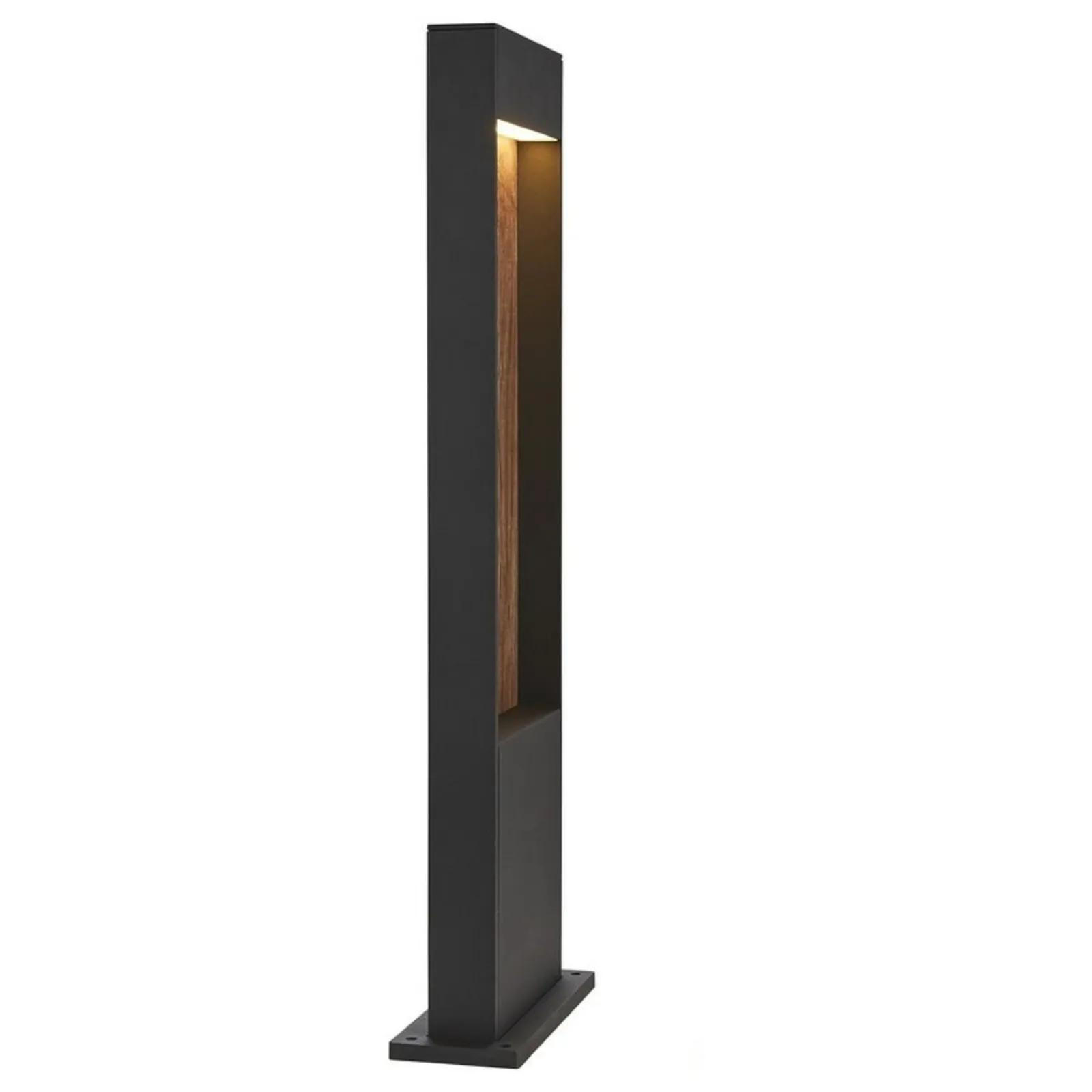 WEGELEUCHTE Schwarz - Schwarz/Braun, Metall (4.5/65/4.5cm) - SLV