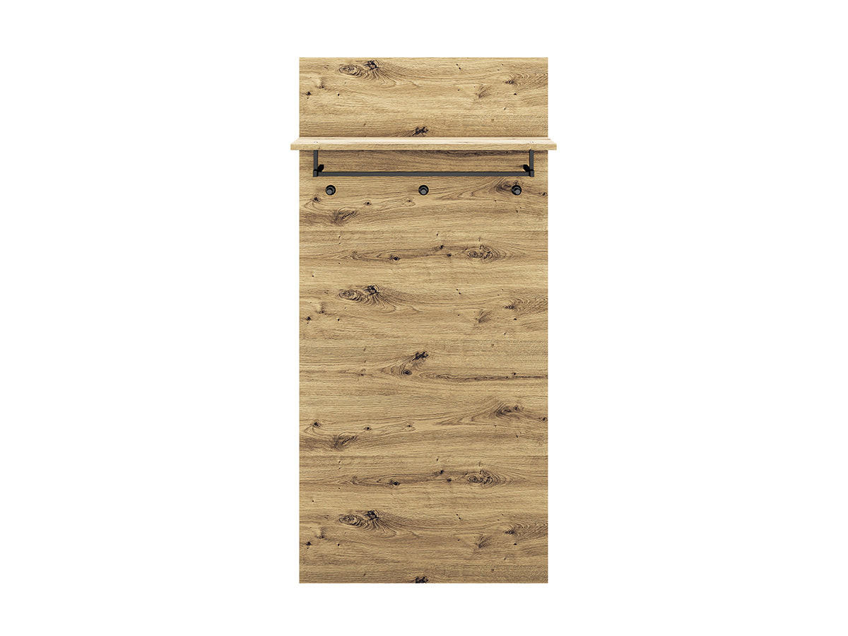 GARDEROBENPANEEL – 145 cm – Nevio – Eichefarben - Eichefarben, Holzwerkstoff (69/145/27cm) - hi-markt