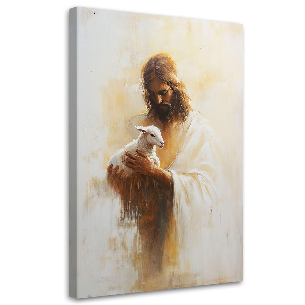 Feeby Leinwandbild Beige 60x90 cm