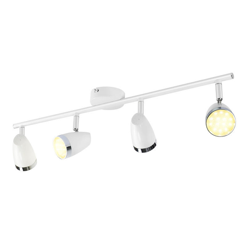 LED-DECKENLEUCHTE Leitch 60/15.5/80cm - Weiß, Metall (60/15.5/80cm) - Nettlife