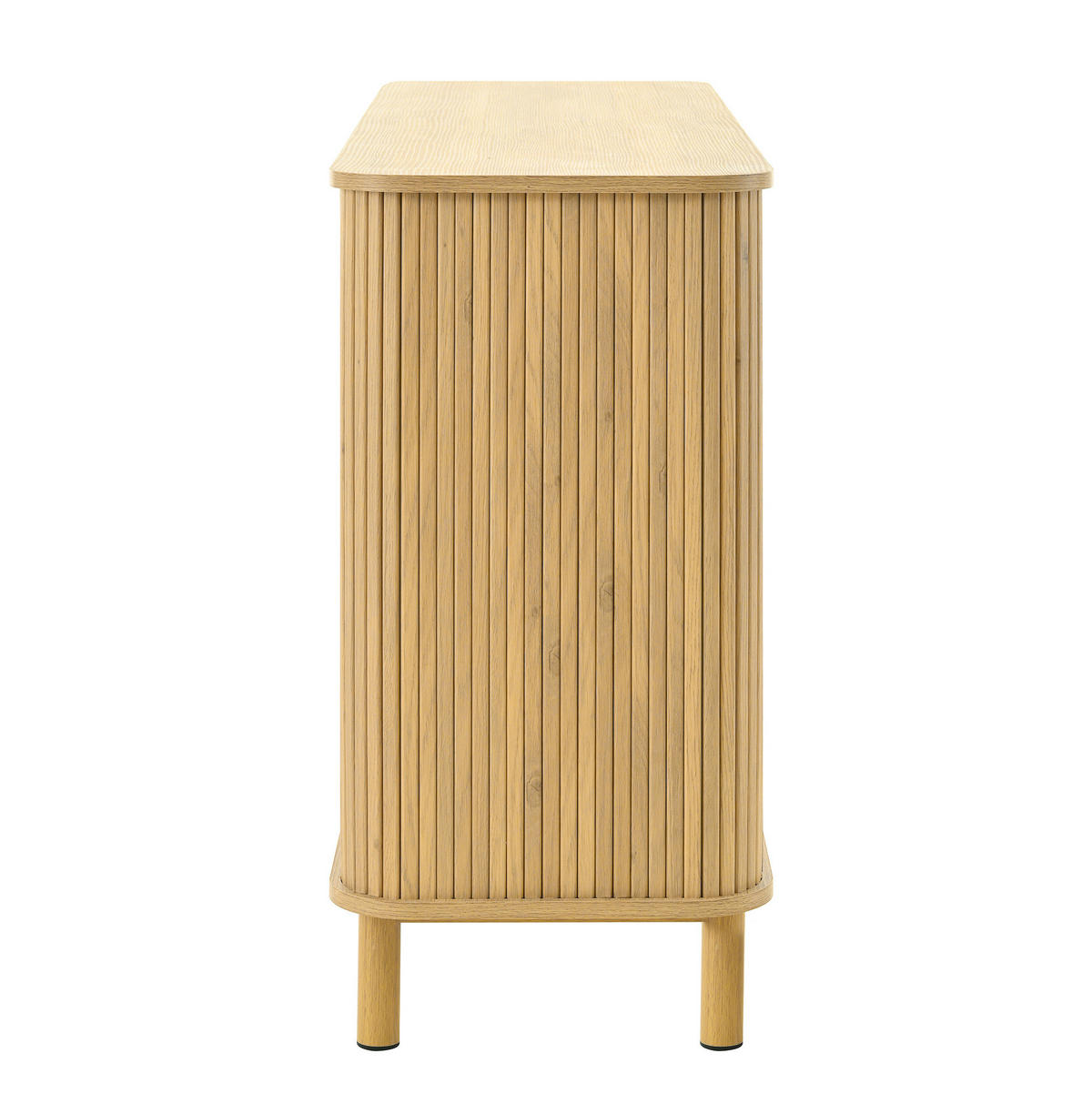 SIDEBOARD 140/40/80 cm natur aus MDF mit Rattantüren und Schubladen - Naturfarben, Holzwerkstoff (140/80/40cm) - OKWISH