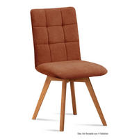 ESSZIMMERSTUHL (8er-Set) Dinny 47x91x60 Eiche geölt/Cognac - Cognac/Eichefarben, Kunststoff (60/91/47cm) - 58aufmkessel
