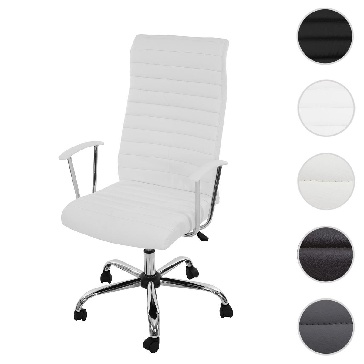 BÜROSTUHL Weiß - Weiß, Textil (68/117/71cm) - MCW