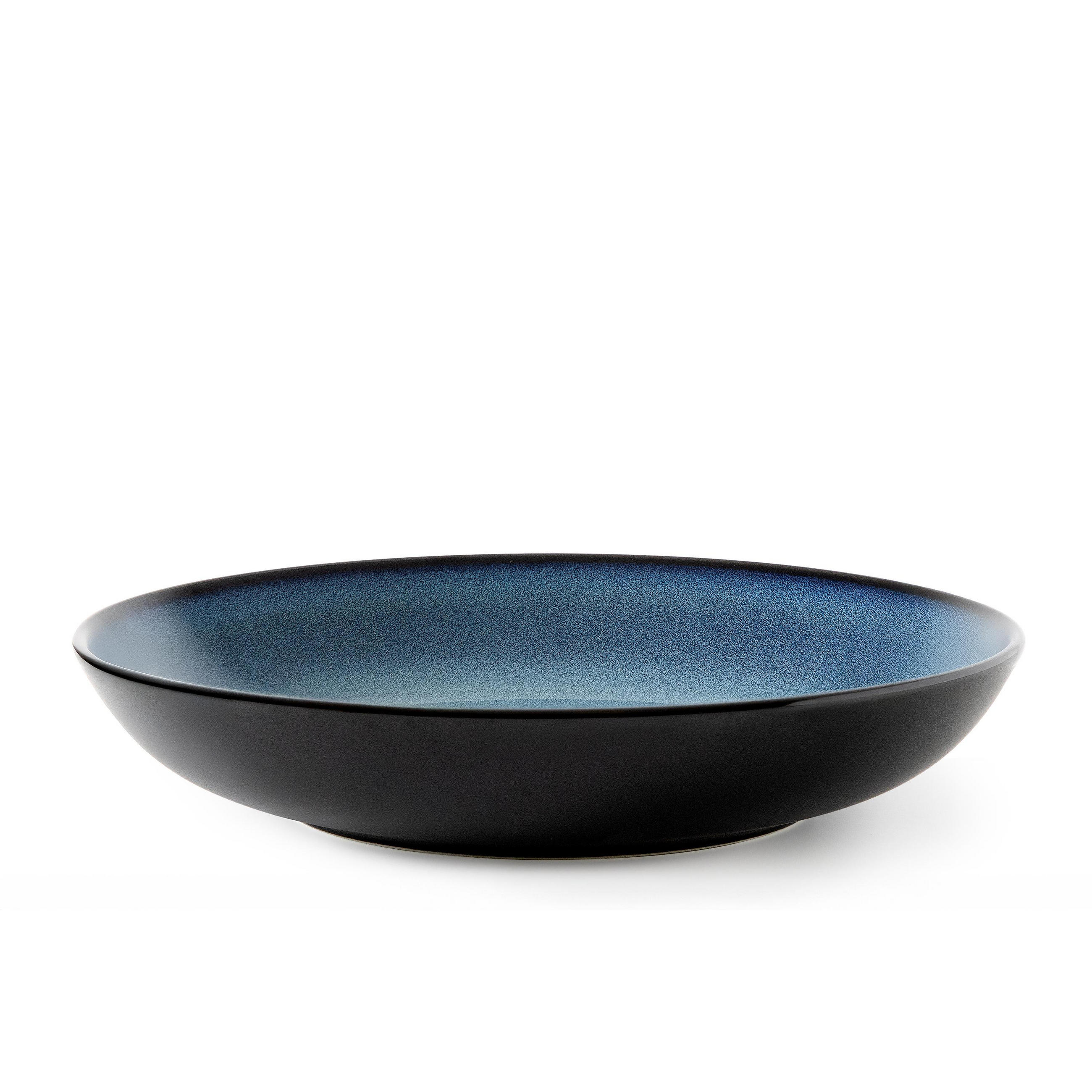 TELLER-SET SUPPENTELLERSET BALI 6-tlg - Blau, Keramik (23cm) - Ritzenhoff Breker