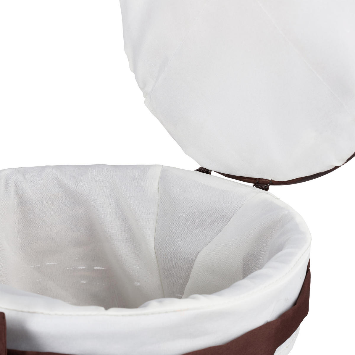 2XBADKÖRBCHEN - Dunkelbraun, Textil (31/22/31cm) - Relaxdays