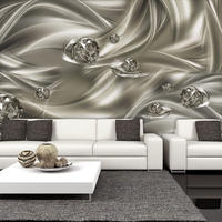 VLIESTAPETE Braun 300/210 cm - Silberfarben/Braun, Textil (300/1cm) - KUNSTLOFT