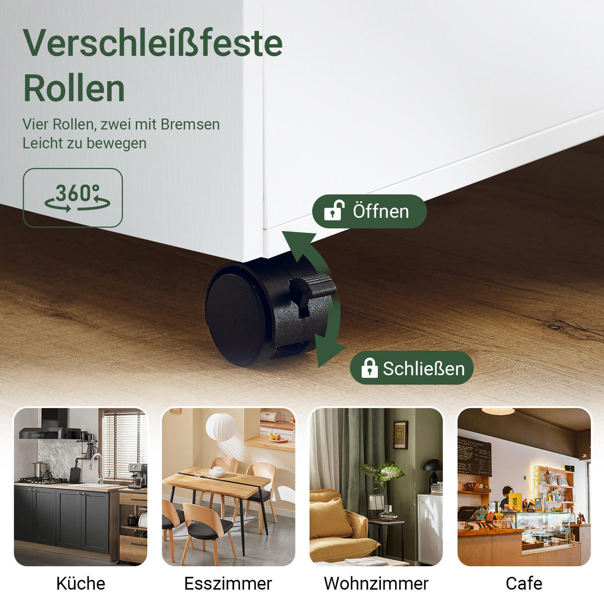 NISCHENWAGEN Weiß-Natur - Weiß/Naturfarben, Holzwerkstoff (50/20/61cm) - SoBuy