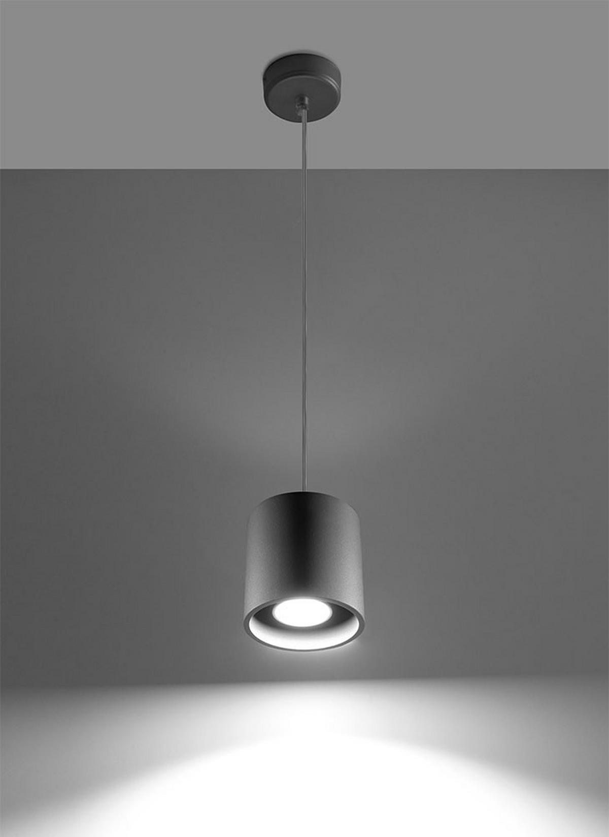 LED DECKENLEUCHTE Kunststoff Weiß - Grau, Metall (10/10/110cm) - Sollux Lighting