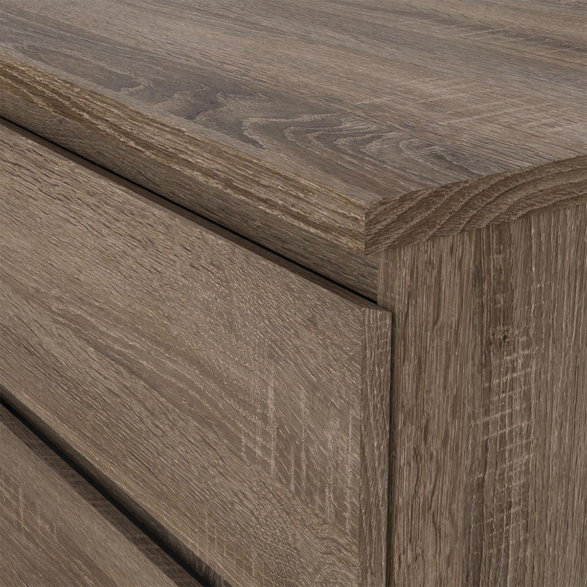 KOMMODE, Naia, Trüffel, Holzwerkstoff, 154 x 50 x 68 cm - Trüffeleichefarben, Holzwerkstoff (154/68/50cm) - ebuy24