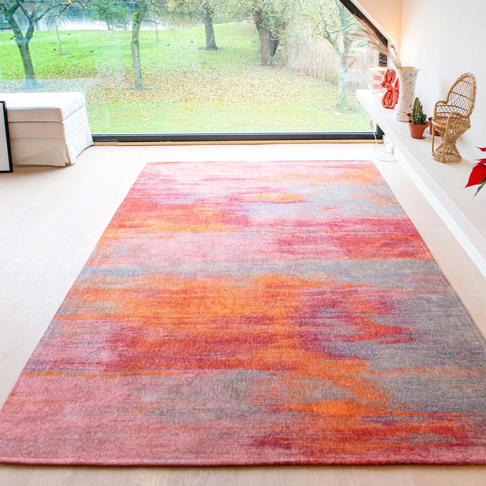 TEPPICH Hibiscus Red Atlantic 170/240 cm - Rot, Textil (170/240cm) - Louis De Poortere