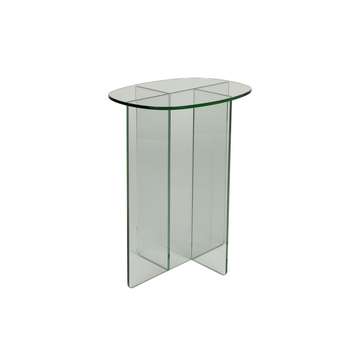 BEISTELLTISCH Linea 30x40 cm Transparent - Klar, Glas (30/40/50cm) - Zuiver