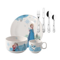 KINDERGESCHIRR-SET Disney Frozen bunt 7er Set - Multicolor, Keramik/Metall (2/2/2cm) - Villeroy & Boch