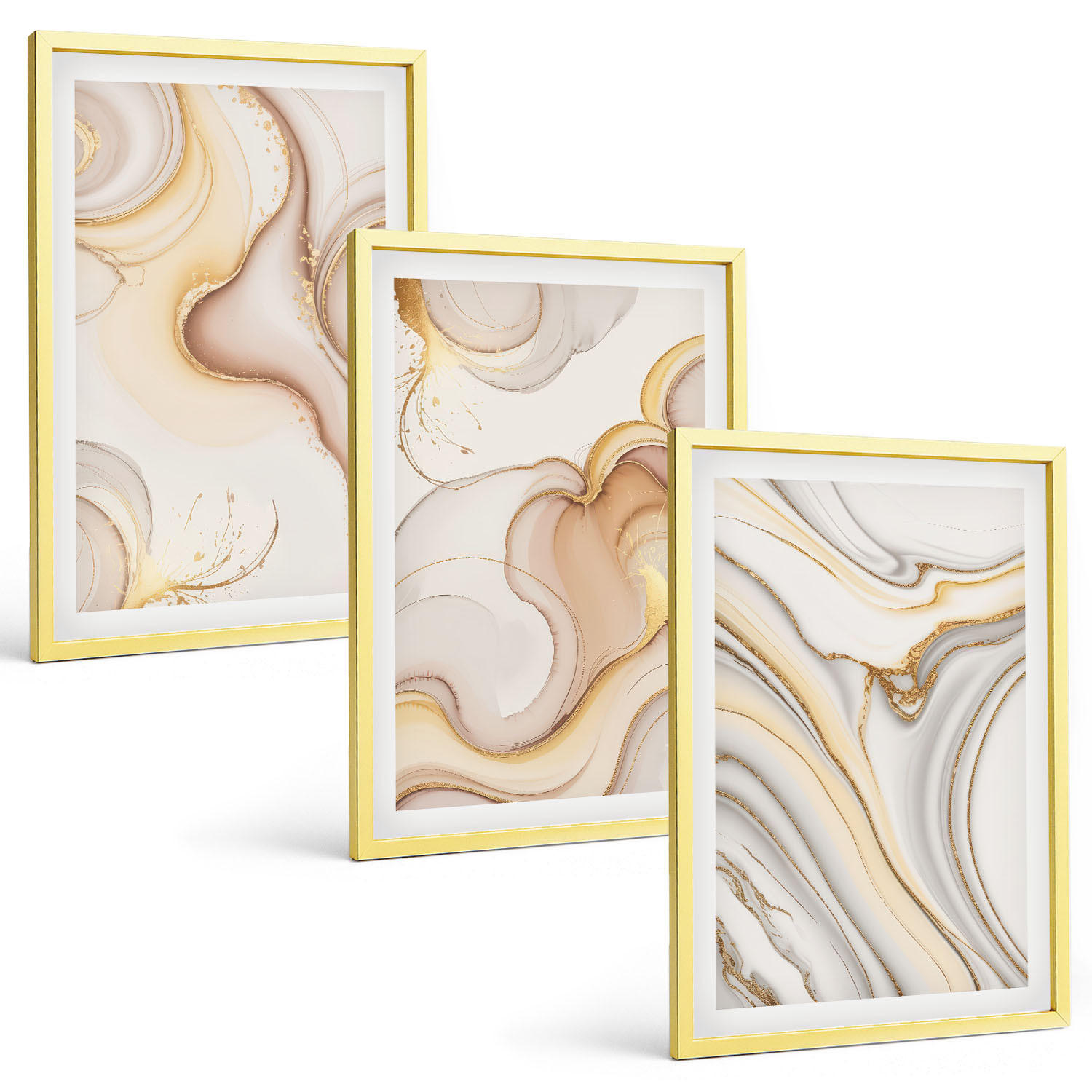Tulup Bilder Gold 40x60 cm